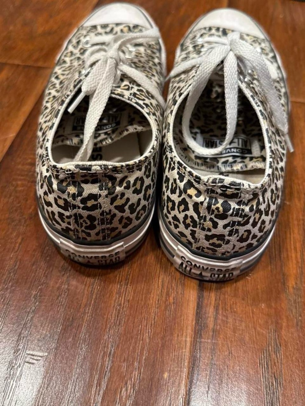 Converse Chuck Taylor Cheetah Leopard Print Low Top Sneakers - Picture 5 of 7